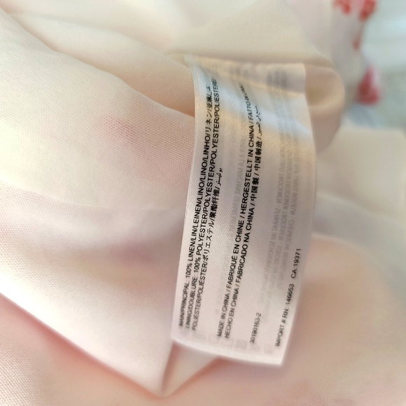 KEEPSAKE The Label Fallen Floral 100% Linen Dress - Picture 9 of 16